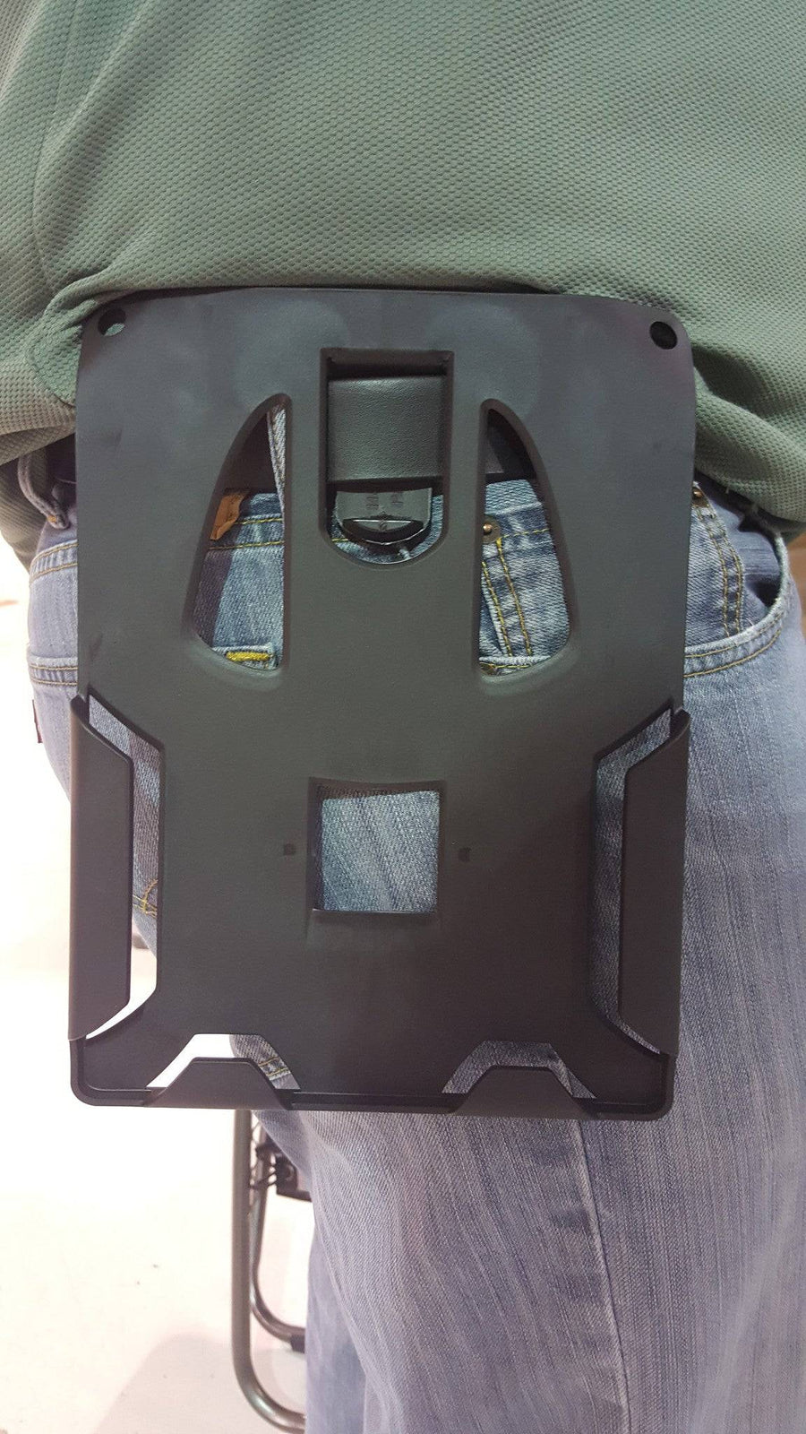 Premium Holster for 9.7" Tablets - Handeholder Products | Ergonomic Hand-Held Product Holding Solutions